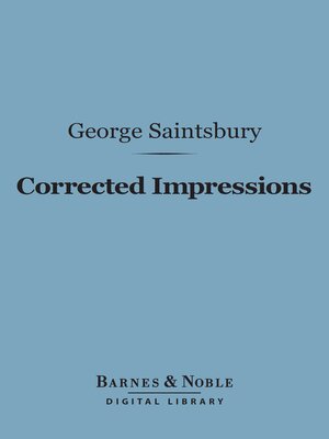 cover image of Corrected Impressions (Barnes & Noble Digital Library)